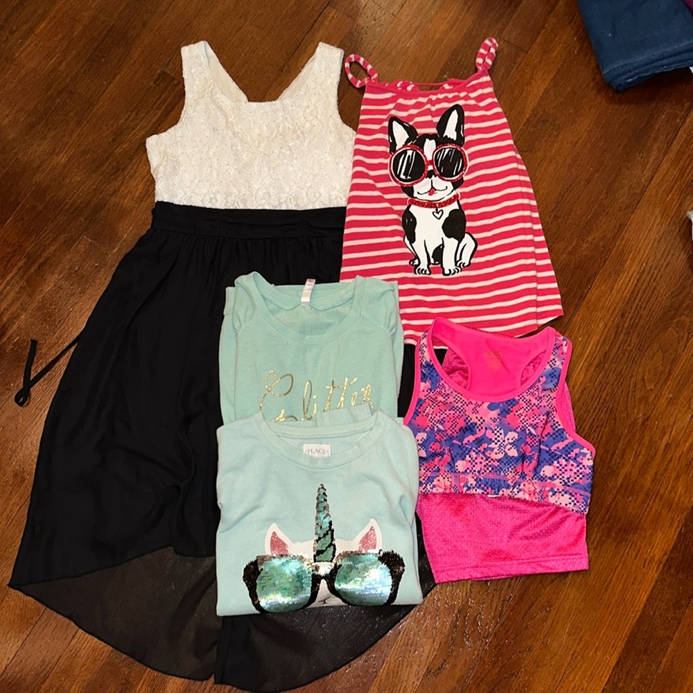 Girls 6 Piece Justice Bundle Size 14/16